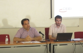 Antonio Martnez Puche (UA) y Jordi Tormo (CEEI Alcoy)