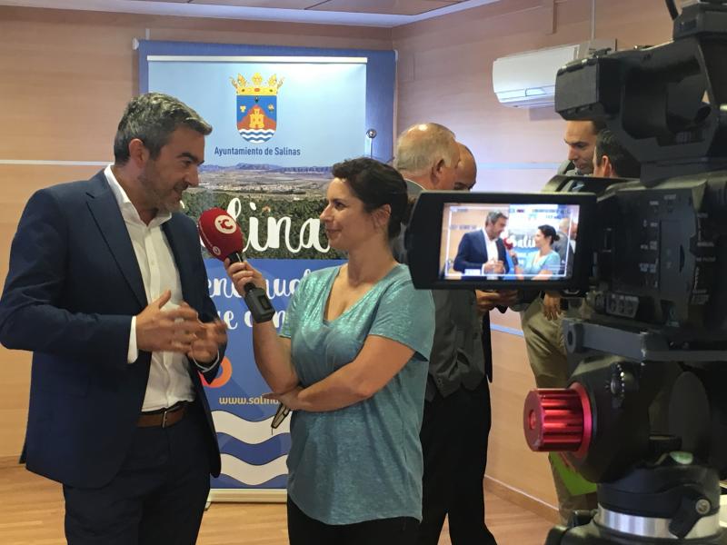 Jose Javier Garca fue entrevistado por Intercomarcal Televisin