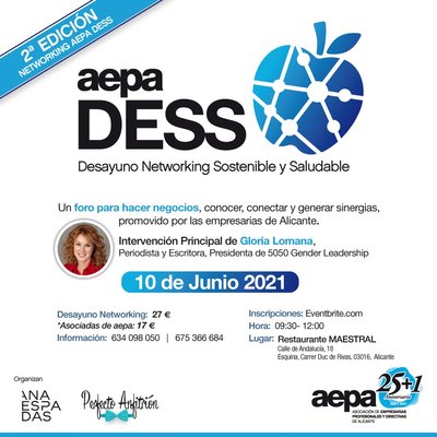 2 Edicin Networking AEPA DESS: Desayuno Networking Sostenible y Saludable