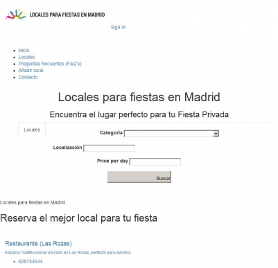 Locales para Fiestas en Madrid | Encuentra un local para tu Fiesta Privada