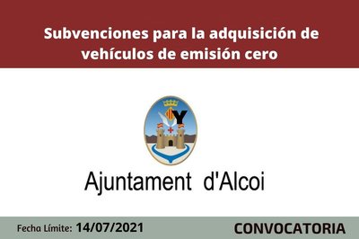 SUBVENCIONES PARA LA ADQUISICIÓN DE VEHICULOS DE EMISIÓN CERO