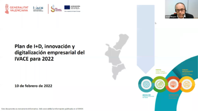 El IVACE presenta las ayudas en el rea de innovacin para PYMES y empresas para 2022
