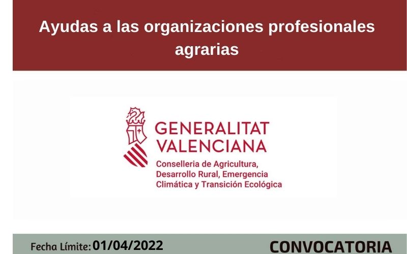 Ayudas a las organizaciones profesionales agrarias (OPA)