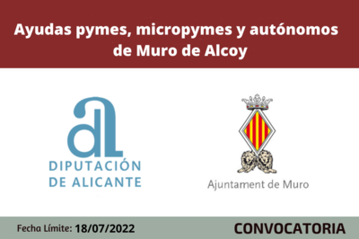 Ayudas minimizar impacto económico Covid en pymes y autónomos de Muro