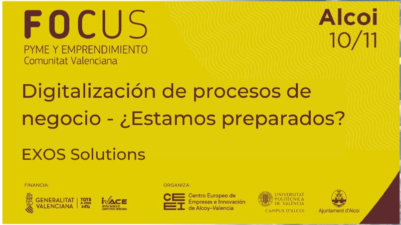 Digitalizacin de procesos de negocio - EXOS Solutions - FOCUS Robtica y digitalizacin