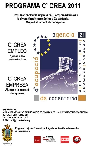 Cocentaina pone en marcha el programa de ayudas CCREA