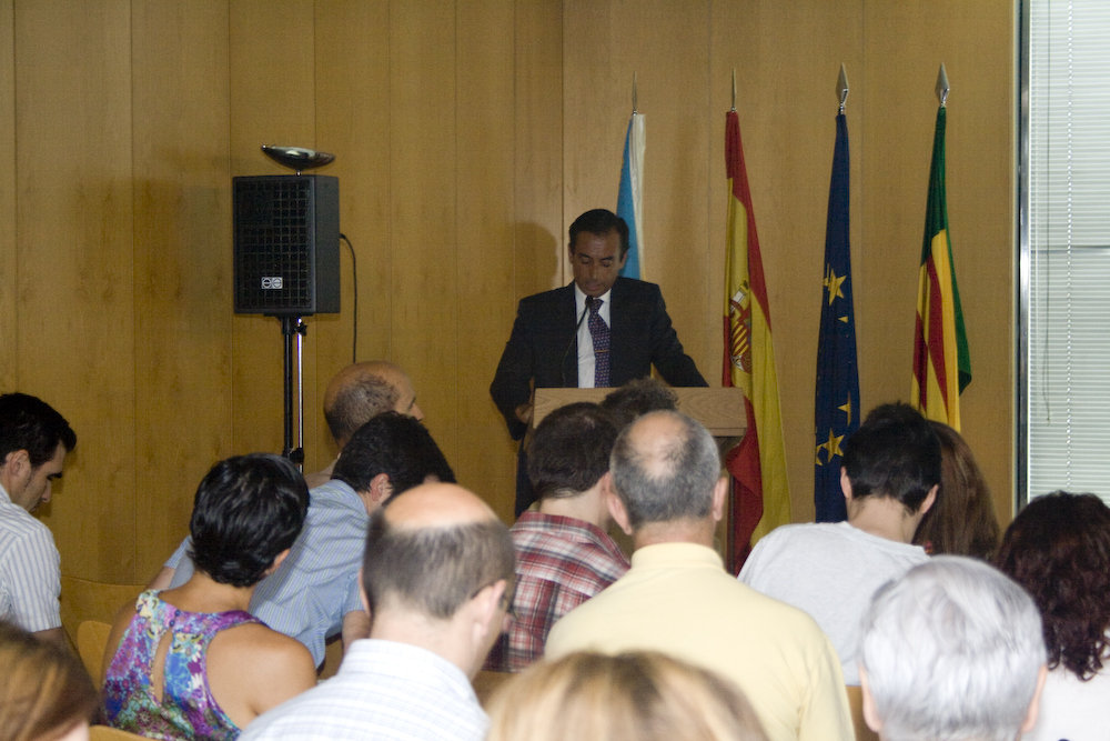 Premios CEEI IMPIVA 2011. El Presidente del CEEI Castellón, Diego Basco.