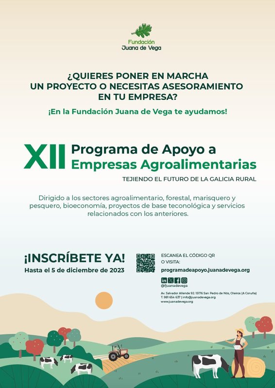 Programa de apoyo a empresas agroalimentarias de Galicia