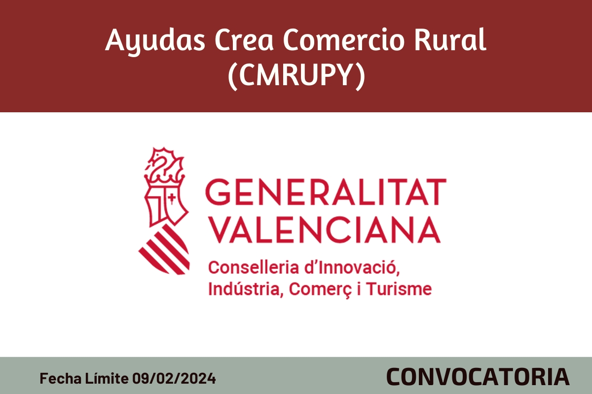 Ayudas Crea Comercio Rural (CMRUPY)