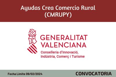 Ayudas Crea Comercio Rural (CMRUPY)