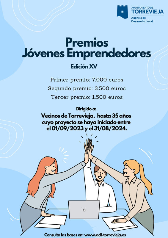 Premios Jvenes Emprendedores 2024 - Ayuntamiento de Torrevieja