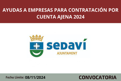 Ayudas contratacin por cuenta ajena Sedav 2024