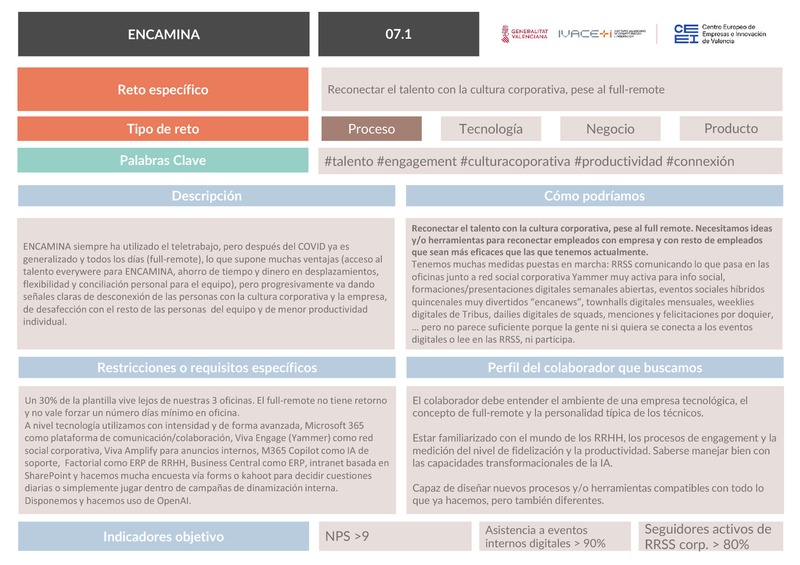 Reto Reconectar el talento con la cultura corporativa, pese al full-remote