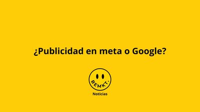Publicidad en meta o google