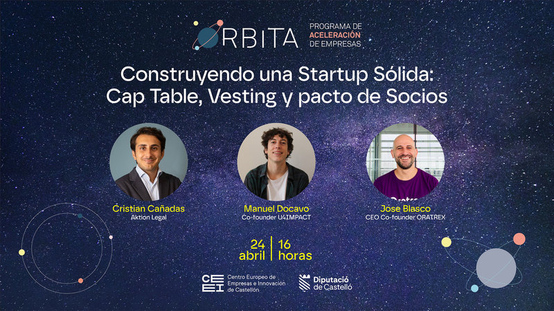 Construyendo una Startup Sólida: Cap Table, Vesting y pacto de Socios