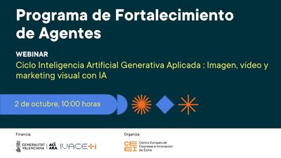 Presentación "Inteligencia Artificial Generativa Aplicada: Aplicaciones de IA en imagen, video y marketing".