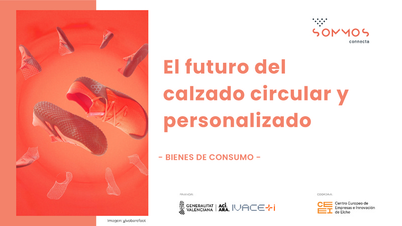 VivoBiome, un sistema de calzado circular que combina escaneo 3D, impresión local y reciclaje total de materiales.