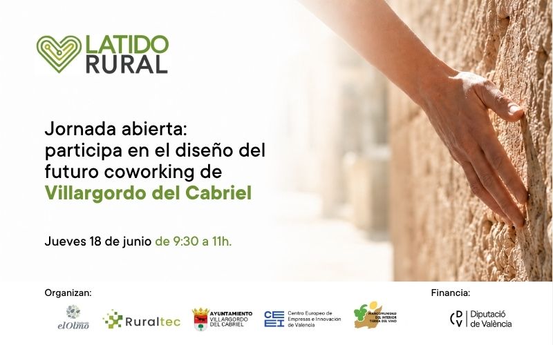 Jornada abierta: participa en el diseño del futuro coworking de Villargordo de Cabriel