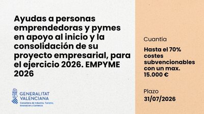 ayudas empyme 2026