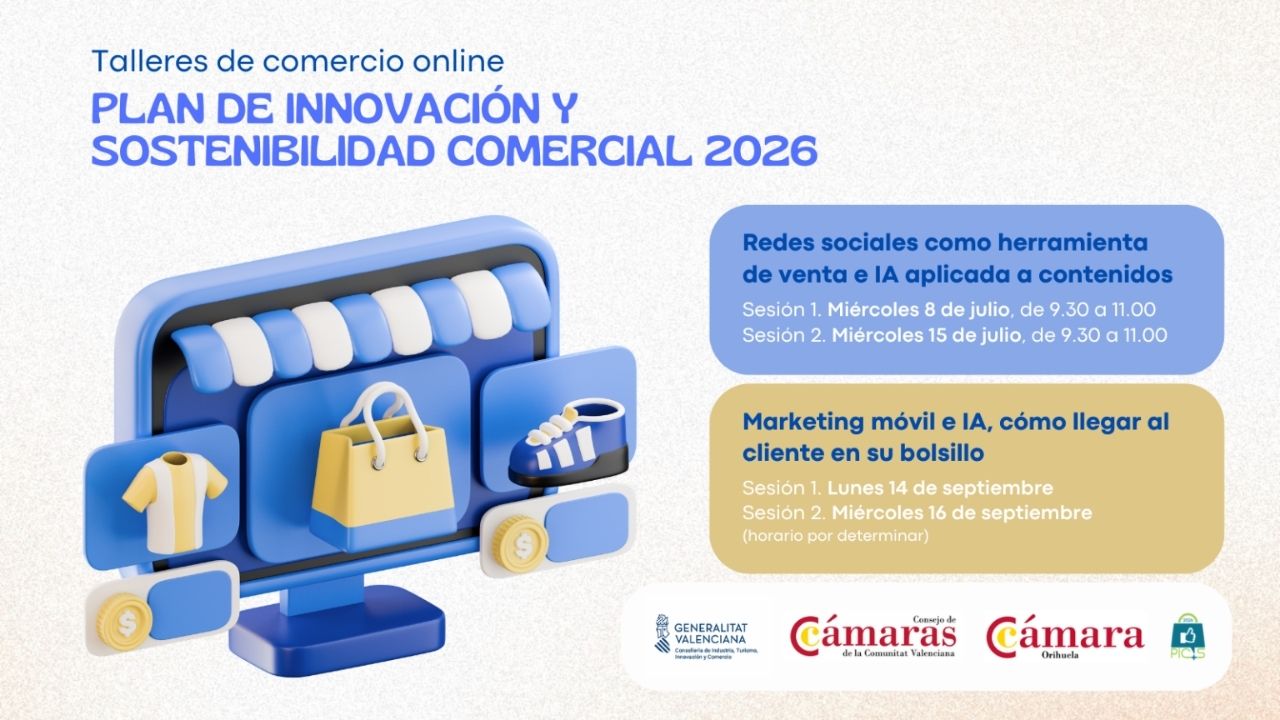 talleres camara de comercio orihuela