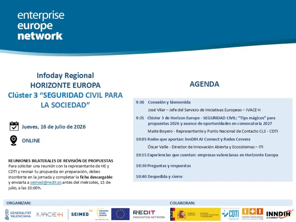 Clúster 3 Seguridad civil para la sociedad