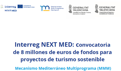 Jornada informativa Tercera Convocatoria de proyectos Interreg NEXT MED