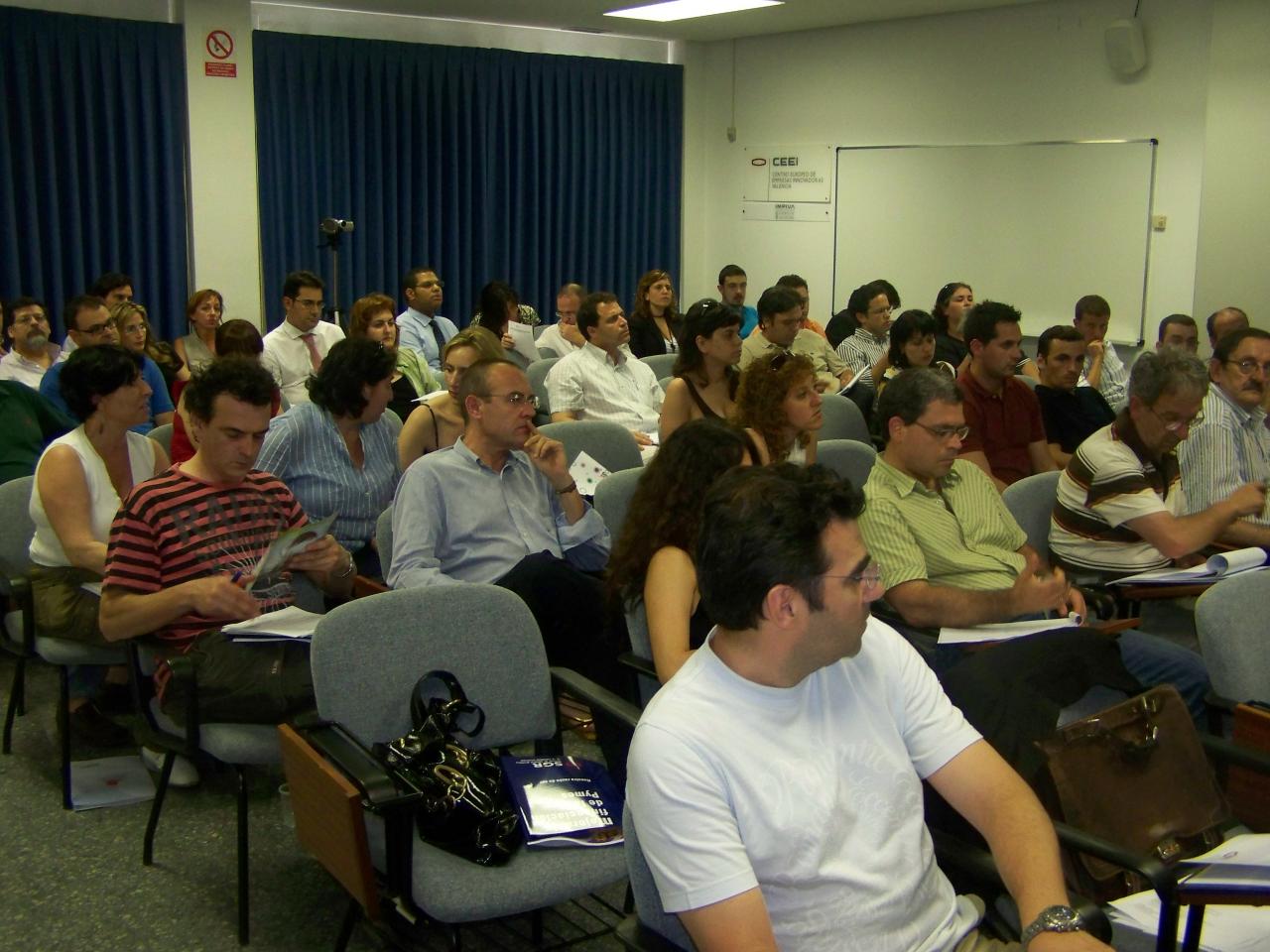 Vista asistentes al foro de financiaci�n 2008 CEEI Valencia