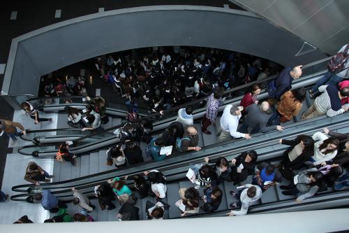 Pabell�n 5. Asistentes escaleras #DPECV2014