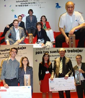 Empresas premiadas DPE 2010: Middion, Celeromics, Oceansnell y Abba Gaia