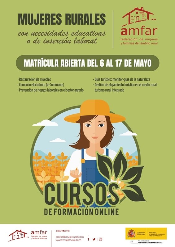 Cursos Online dirigidos a Mujeres Rurales