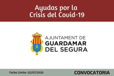 Ayudas por la crisis Covid 19 Ayuntamiento de Guardamar del Segura