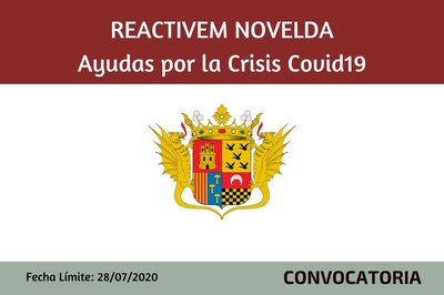 Reactivem Novelda - Ayudas por la Crisis del Covid19